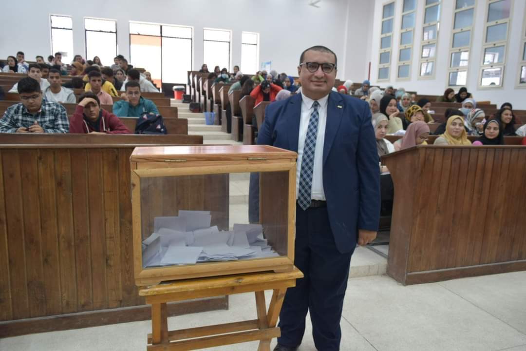 جانب من انتخابات الاتحادات الطلابية بجامعة الإسماعيلية الجديدة الأهلية  (9)