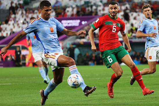 مباراة المغرب واسبانيا (12)