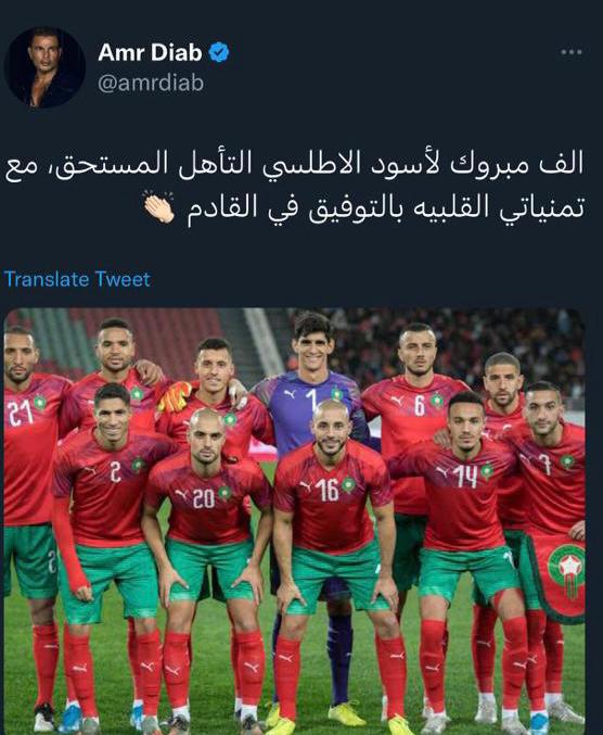 تغريدة عمرو دايب
