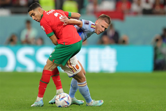 مباراة المغرب واسبانيا (2)