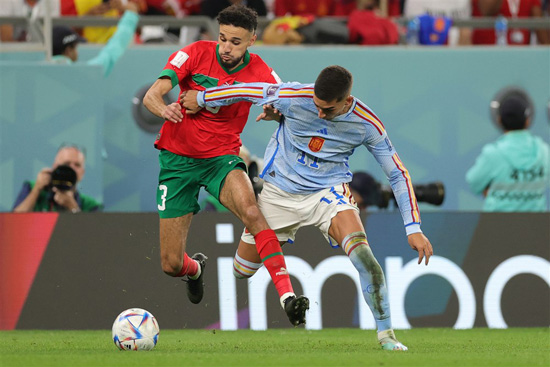 مباراة المغرب واسبانيا (17)