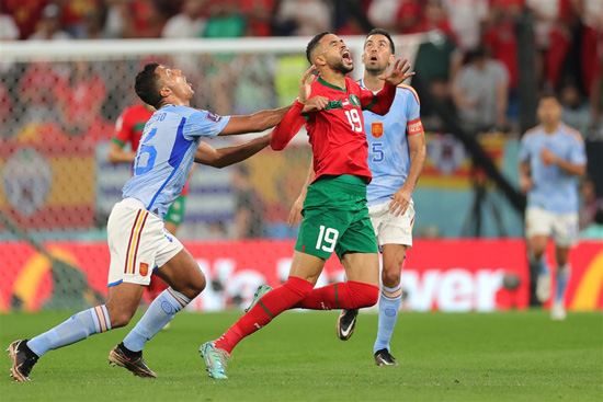 مباراة المغرب واسبانيا (13)