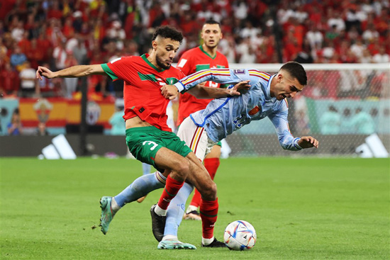 مباراة المغرب واسبانيا (1)