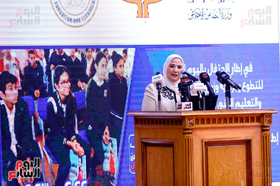 الدكتورة نيفين القباج وزيرة التضامن الاجتماعى ورئيس مجلس إدارة صندوق مكافحة وعلاج الإدمان