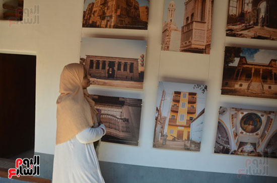 المعرض-يضم-صور-للمبانى-التاريخية-والقبطية-والمعبد-والخزان-والنيل