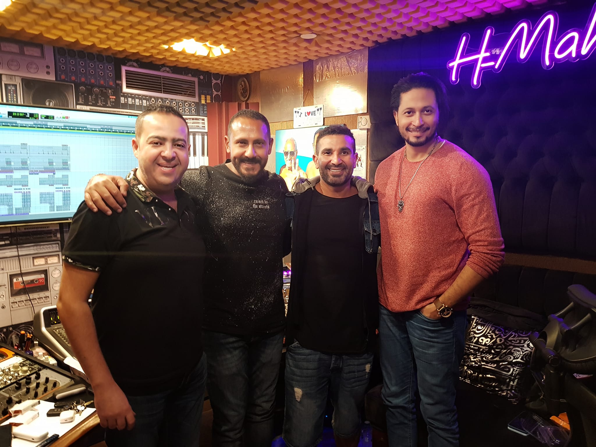 أحمد سعد وأكرم عادل