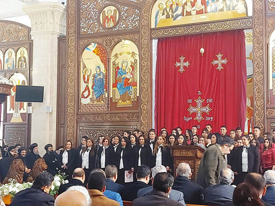 البابا تواضروس يشهد حفل تدشين كنيسة البشارة بالإسكندرية (7)