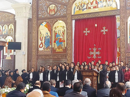 البابا تواضروس يشهد حفل تدشين كنيسة البشارة بالإسكندرية (5)