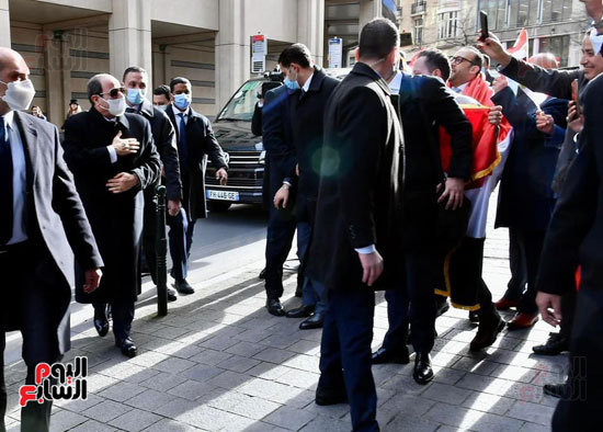 الرئيس السيسى يصل بروكسل (4)