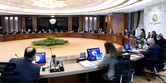 اجتماع مجلس الوزراء المنعقد بمقر الحكومة بالعاصمة الإدارية الجديدة (7)