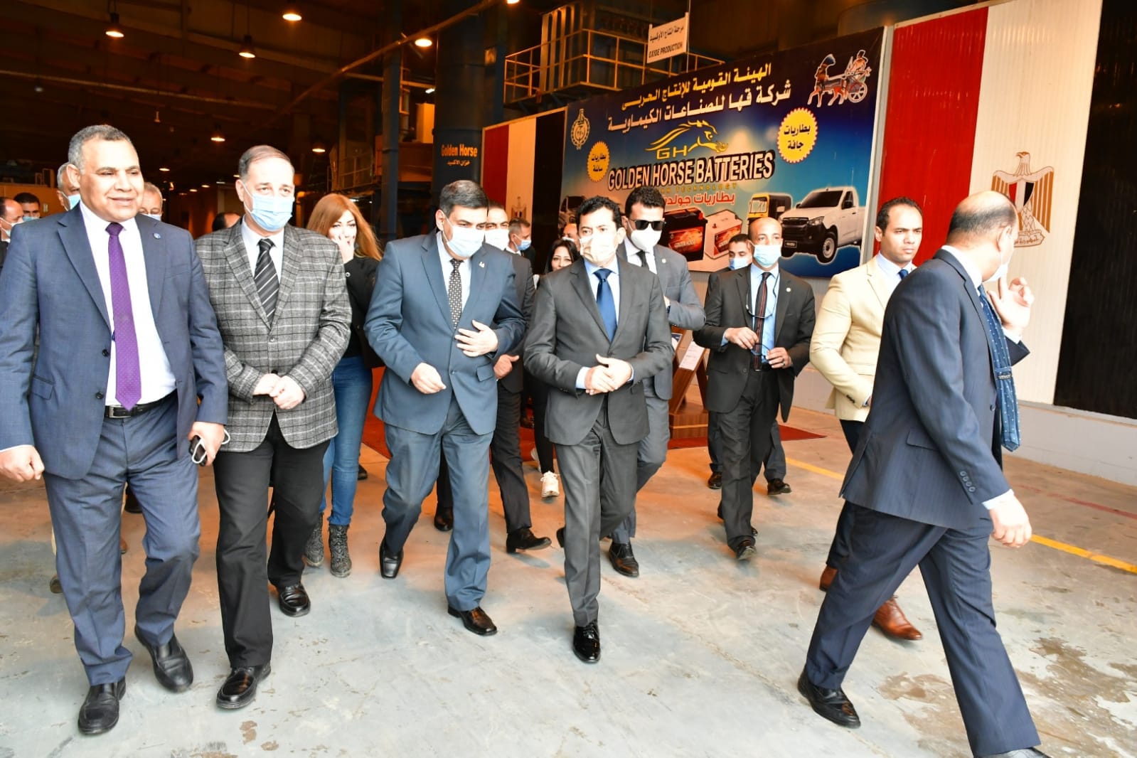 وزير الرياضة يتابع آخر مستجدات تصنيع الدراجات بمصنع الإنتاج الحربي بقليوب (2)