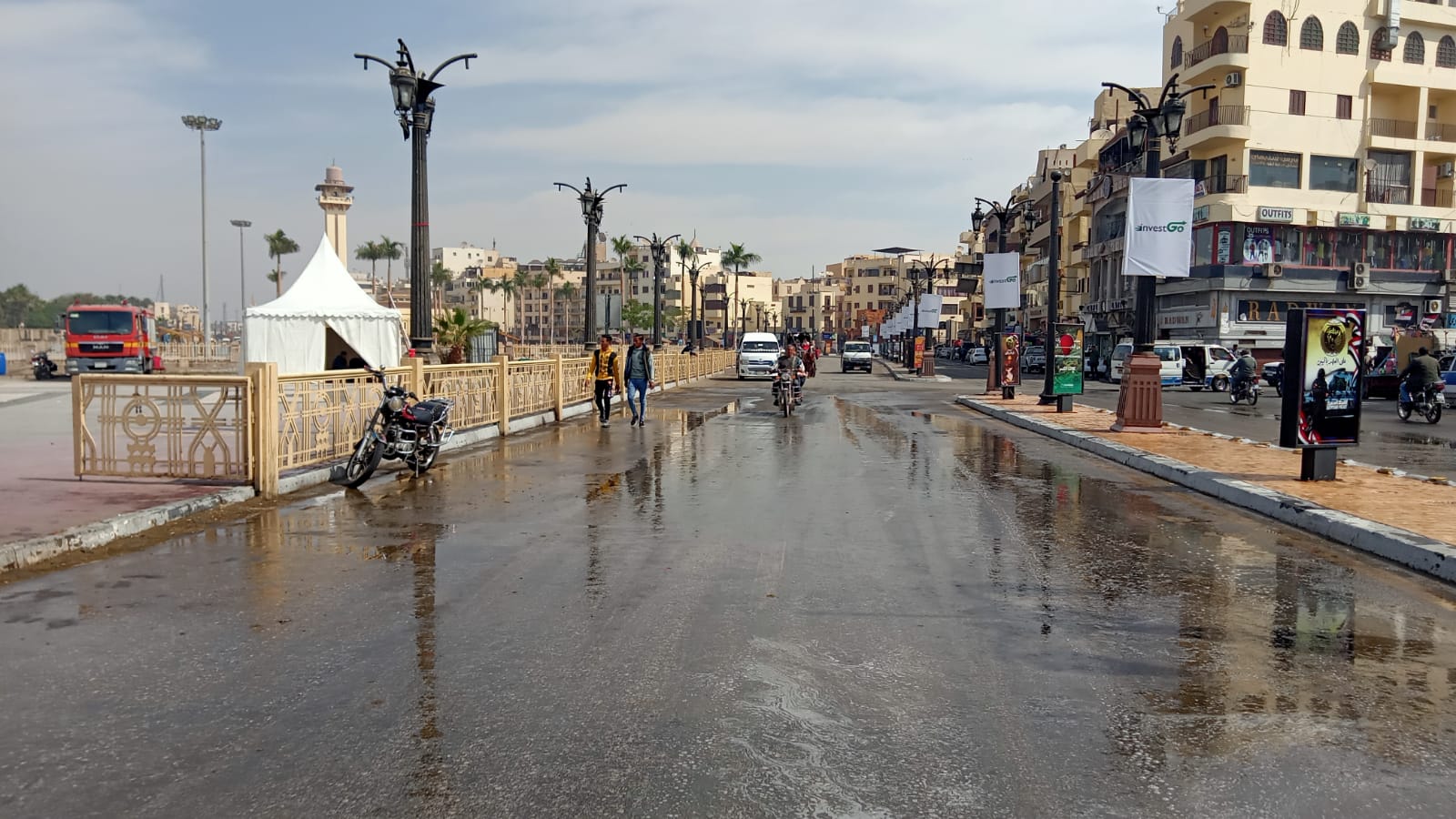 حملات نظافة يومية بشوارع مدينة الأقصر  (1)