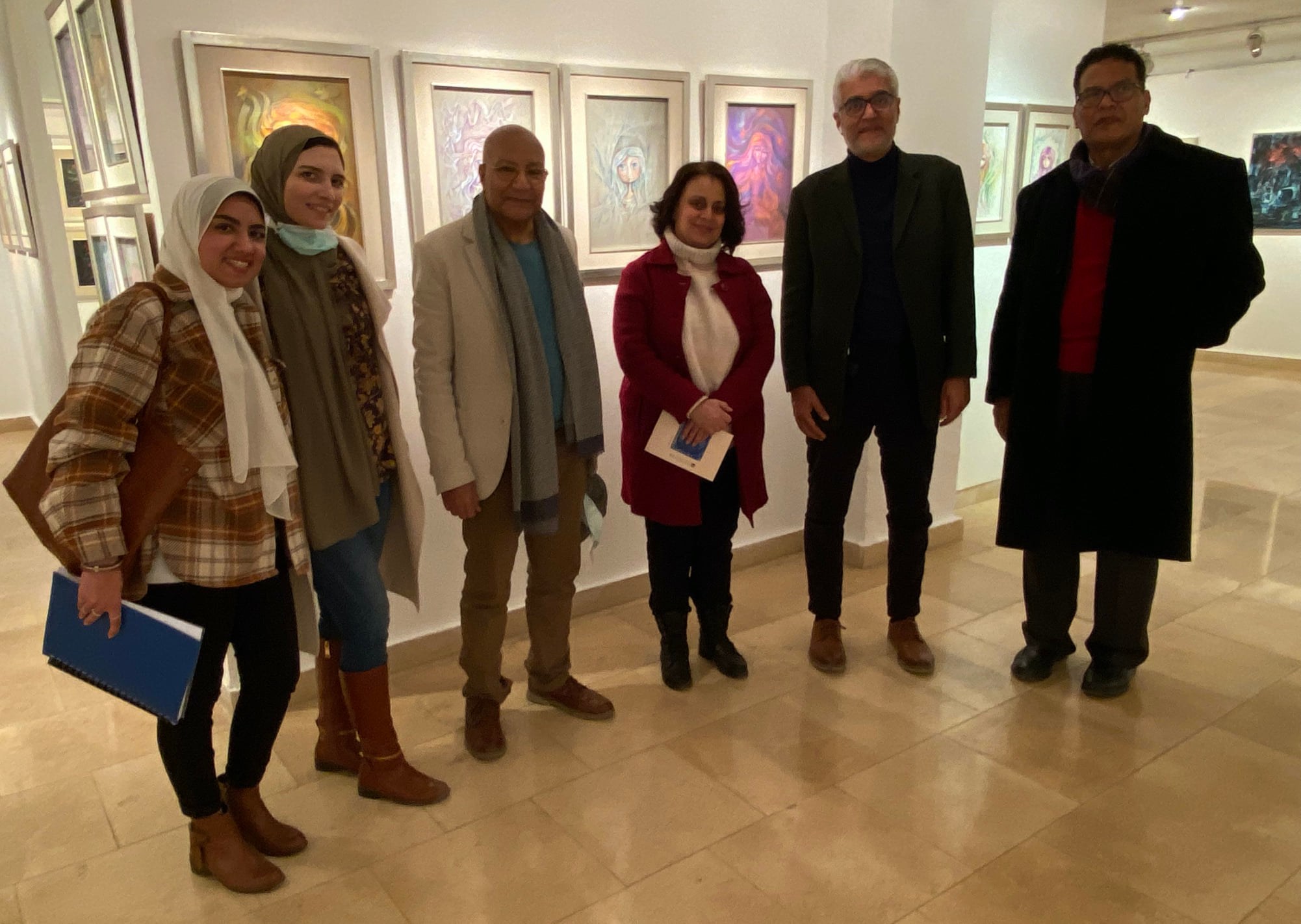 معرض الدكتورة داليا فؤاد بدار الأوبرا المصرية