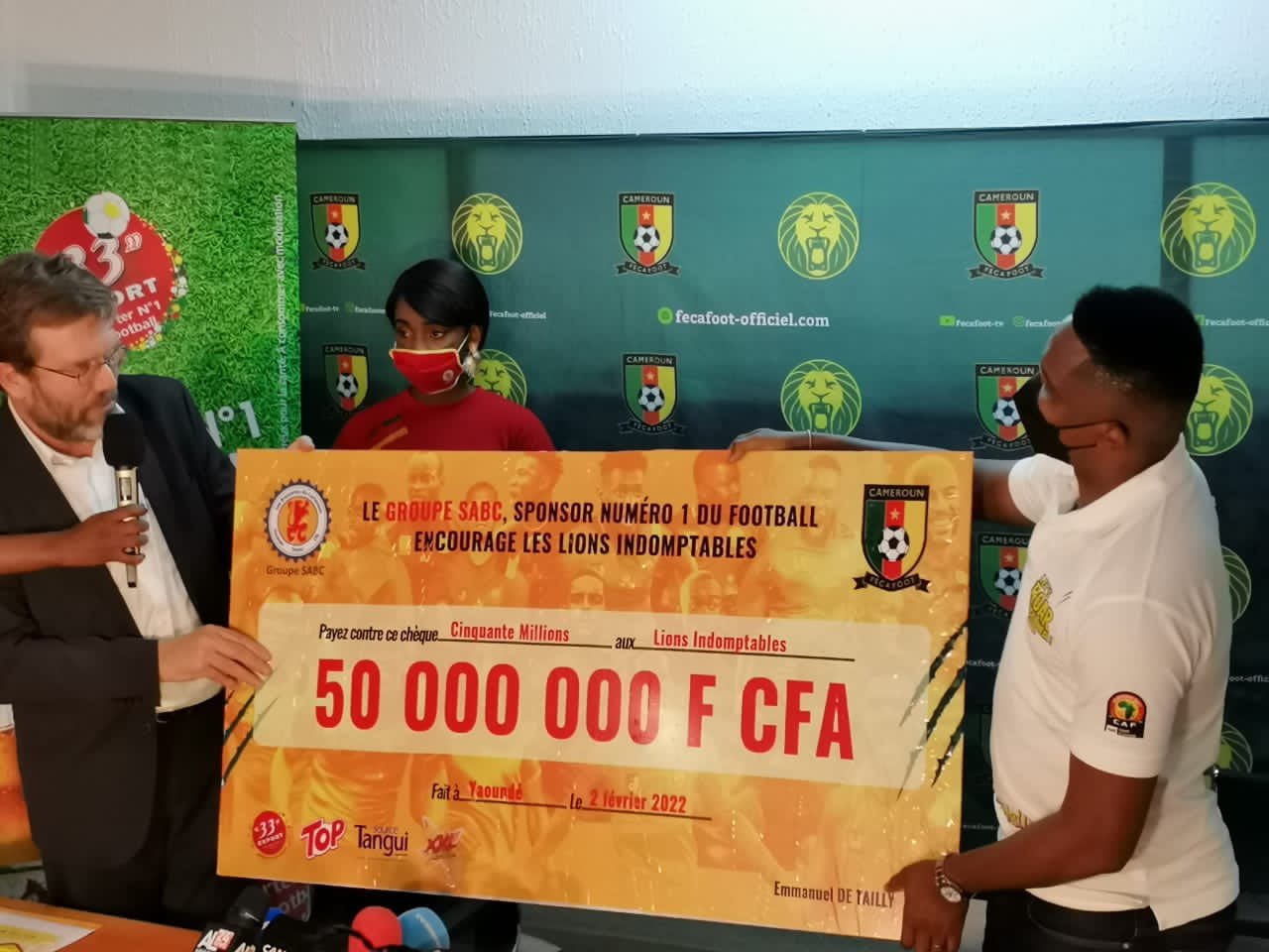 50 مليون فرانك افريقي مكافأة لاعبي الكاميرون