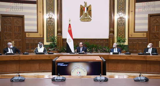 السيسى يستقبل وفود البرلمانات العربية (3)