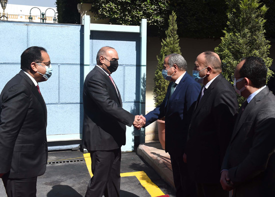 استقبال رئيس وزراء الأردن