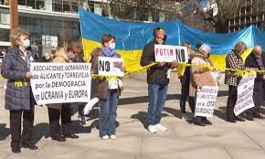 احتجاجات اوروبية لدعم اوكرانيا