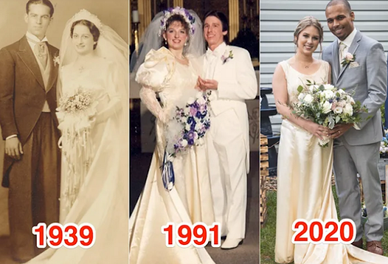 نفس فستان الزفاف