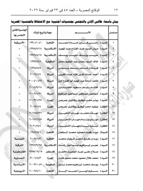 تابع قرار وزارة الداخلية 234 لسنة 2022