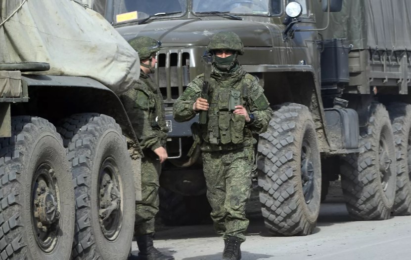 القوات الروسية على حدود أوكرانيا