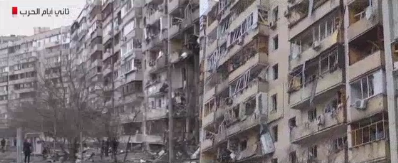 الدمار فى العاصمة الأوكرانية