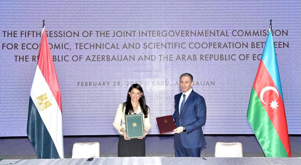 توقيع وثائق تعاون بين مصر وأذربيجان