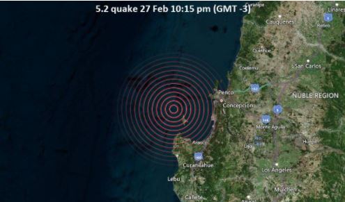 زلزال تشيلي