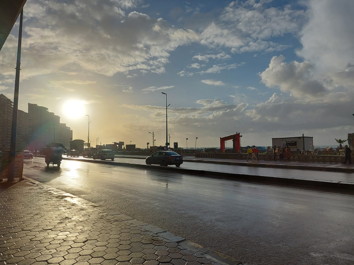 أمطار غزيرة تضرب الإسكندرية (1)