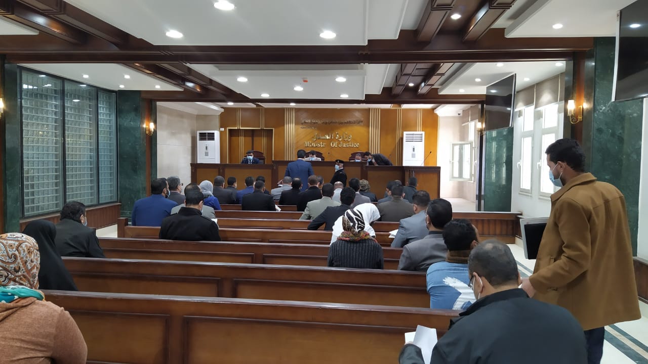 ول جلسة بمحكمة جنح مجمع وادى النطرون الجديدة (2)