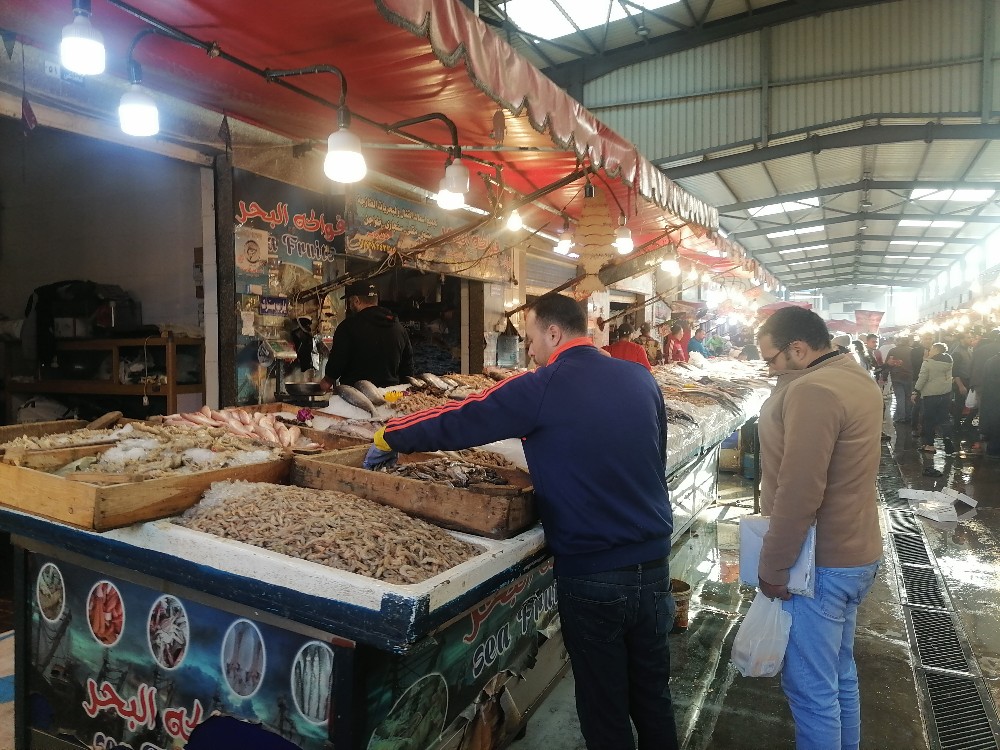 سوق أسماك بورسعيد والاقبال