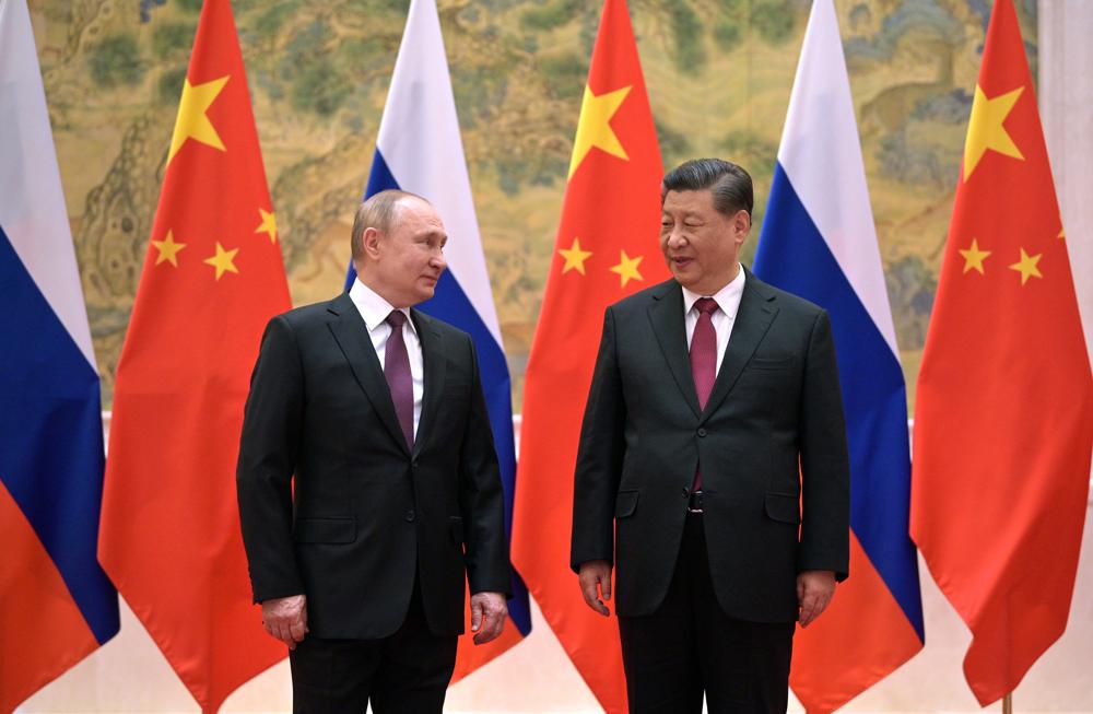 الرئيسيان الروسى والصينى فى بكين