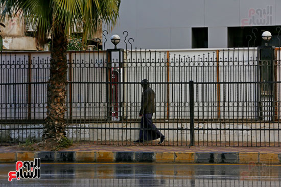 أمطار متفاوتة الشدة تضرب القاهرة والجيزة (7)