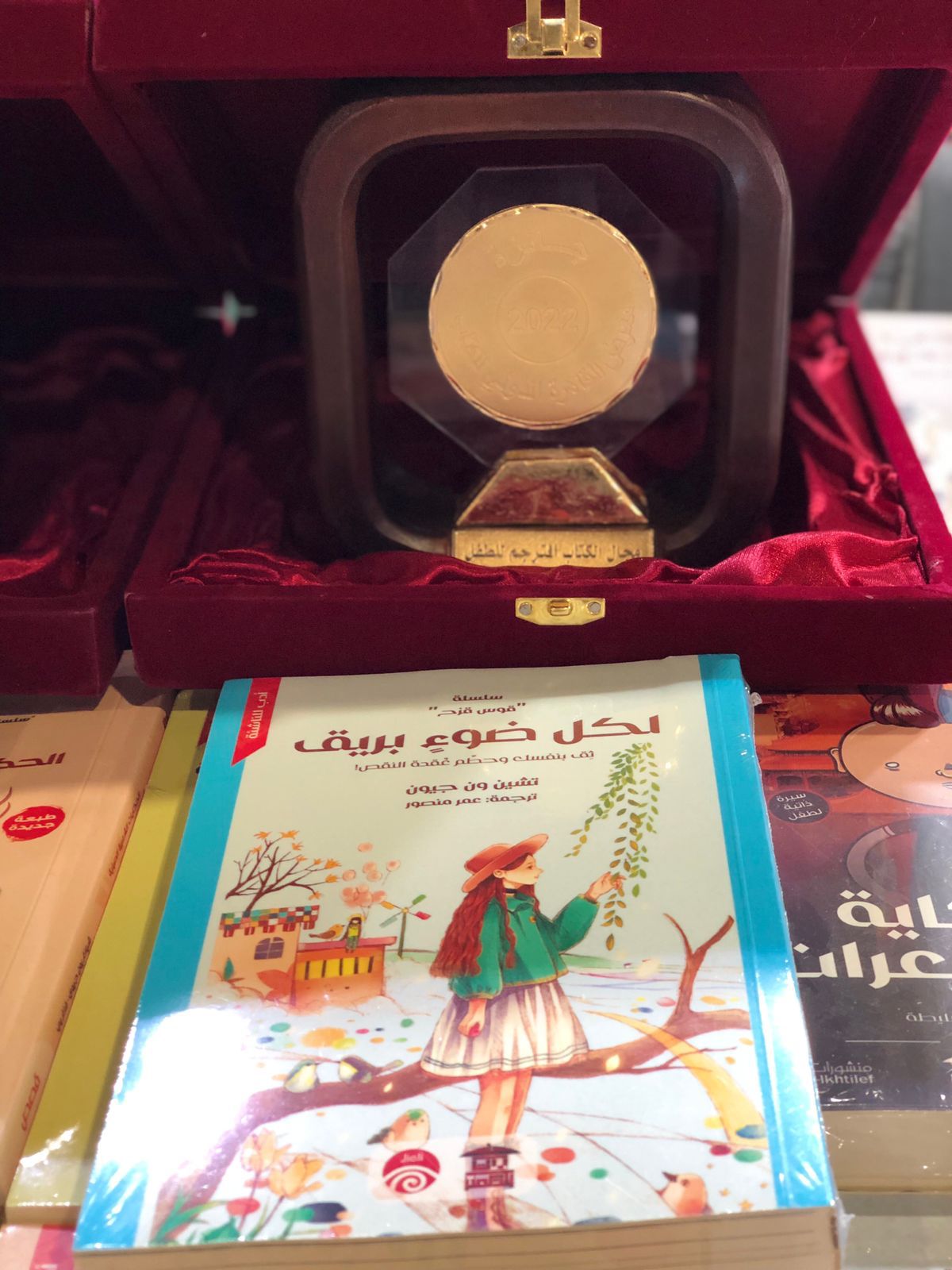 كتاب لكل ضوء بريق الفائز بجائزة معرض القاهرة للكتاب 2022 فى الترجمة