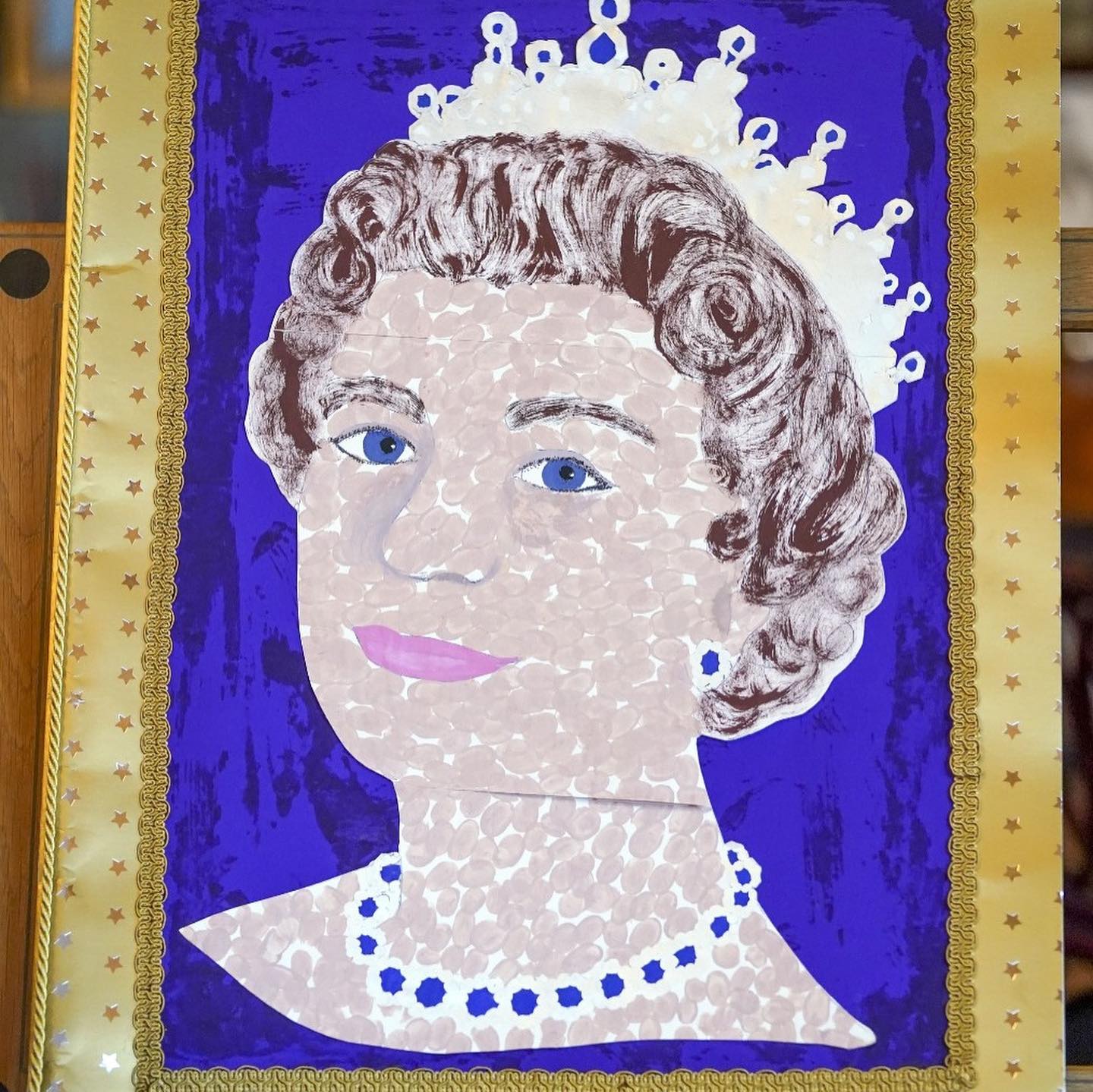 لوحة للملكة اليزابيث