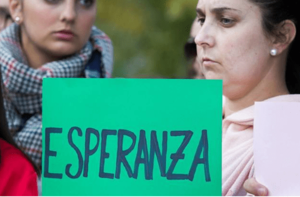 مظاهرات الدعم لانقاذ الطفل الاسبانى