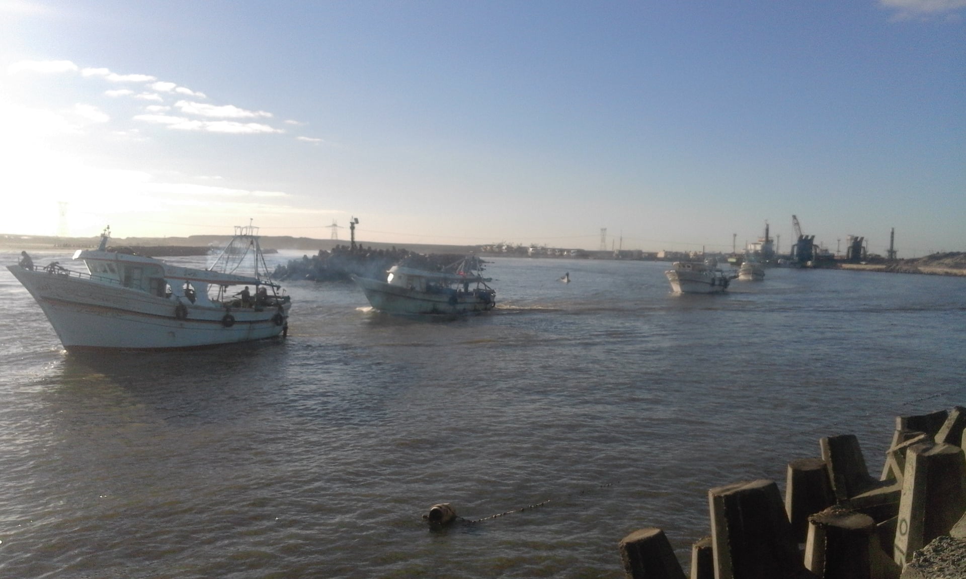 انطلاق مراكب الصيد في عرض البحر المتوسط