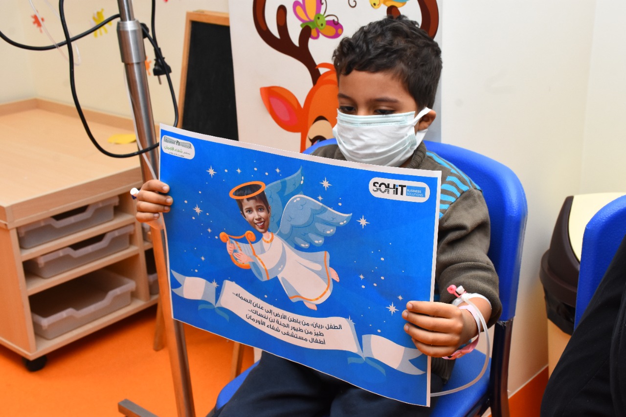 أطفال مستشفى سرطان الأقصر ينعون الطفل المغربي ريان  (6)