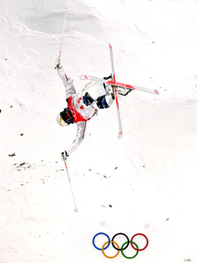 ساشا ثيوتشاريس من فرنسا  أثناء التزلج الحر للرجال.