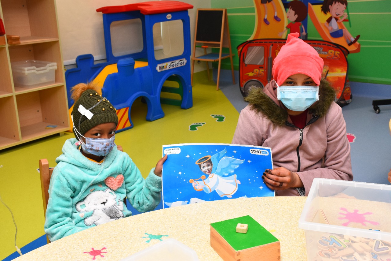 أطفال مستشفى سرطان الأقصر ينعون الطفل المغربي ريان  (5)