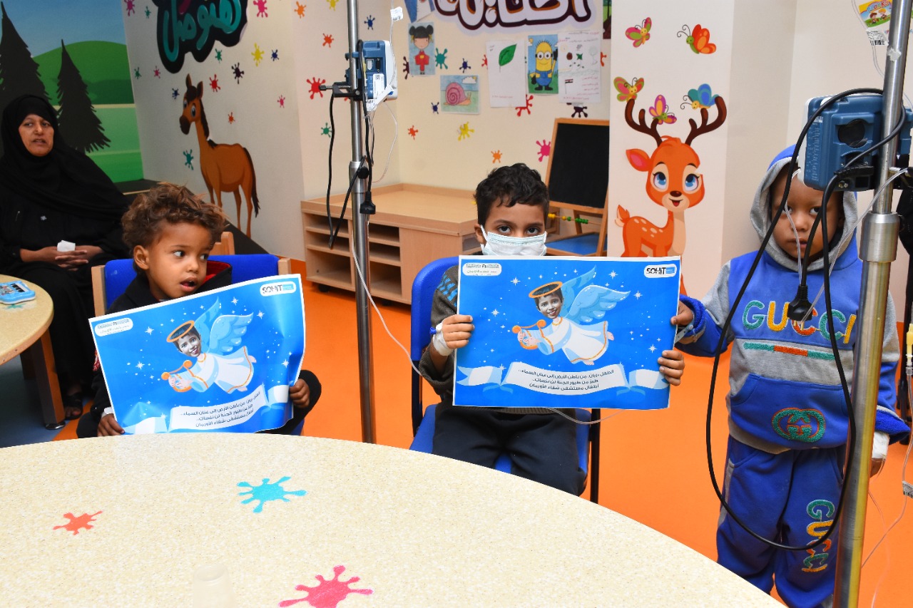 أطفال مستشفى سرطان الأقصر ينعون الطفل المغربي ريان  (4)