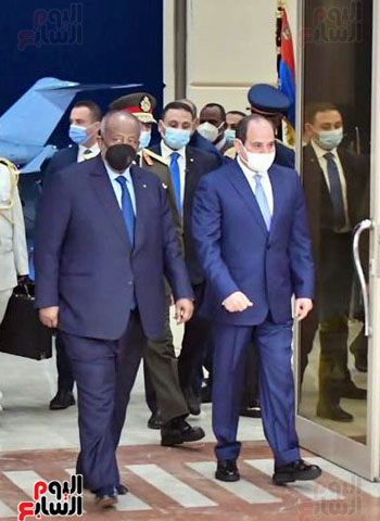 الرئيس السيسى والرئيس الجيبوتى (4)