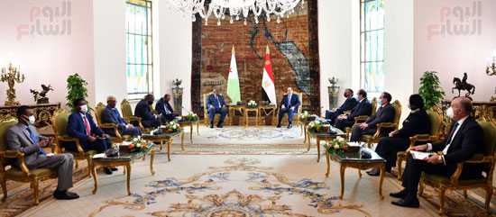 لقاء الرئيس عبد الفتاح السيسى ورئيس جيبوتى (18)
