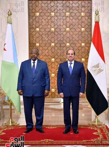 لقاء الرئيس عبد الفتاح السيسى ورئيس جيبوتى (9)