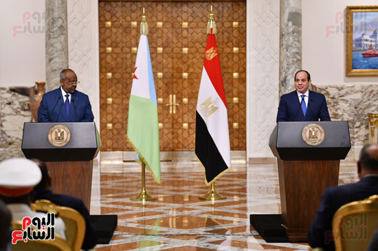 لقاء الرئيس عبد الفتاح السيسى ورئيس جيبوتى (5)