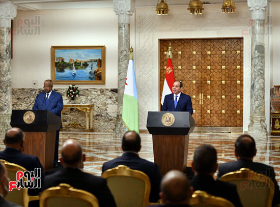 لقاء الرئيس عبد الفتاح السيسى ورئيس جيبوتى (7)