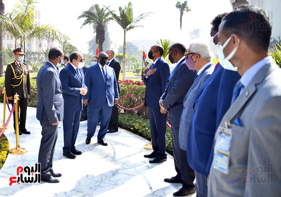 لقاء الرئيس عبد الفتاح السيسى ورئيس جيبوتى (13)