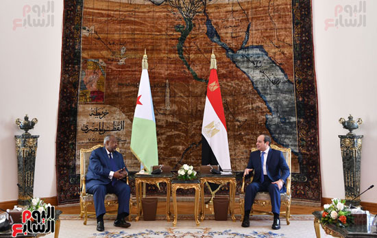 لقاء الرئيس عبد الفتاح السيسى ورئيس جيبوتى (16)