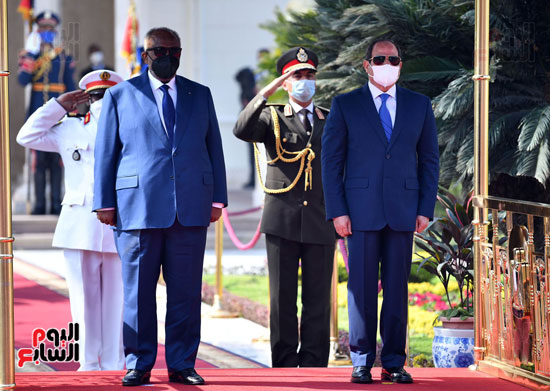 لقاء الرئيس عبد الفتاح السيسى ورئيس جيبوتى (4)