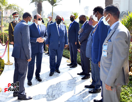 لقاء الرئيس عبد الفتاح السيسى ورئيس جيبوتى (15)