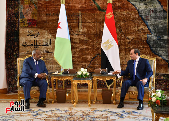 لقاء الرئيس عبد الفتاح السيسى ورئيس جيبوتى (11)
